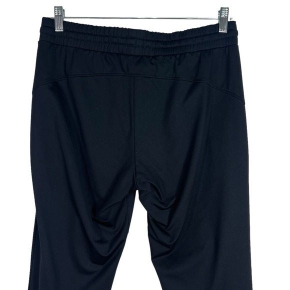 ATHLETA Black Pull Pants  tapered leg elastic waist zipper pockets size medium - Picture 4 of 6